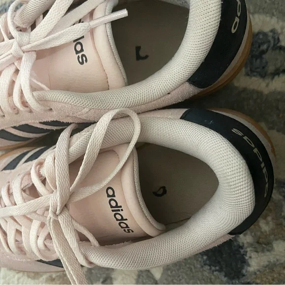 adidas Gazelle Bold — Wonder Quartz Pink Suede with Black Stripes - Picture 3 of 7